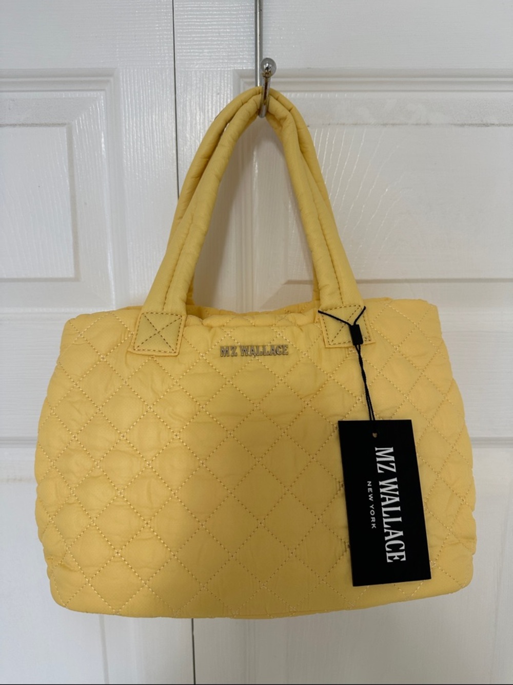 NWT MZ Wallace Quilted Small Metro City Buttercup Tote